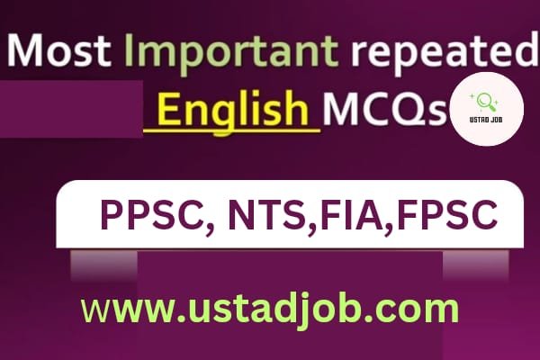 NTS English mcqs with answers pdf-ustadjob.com