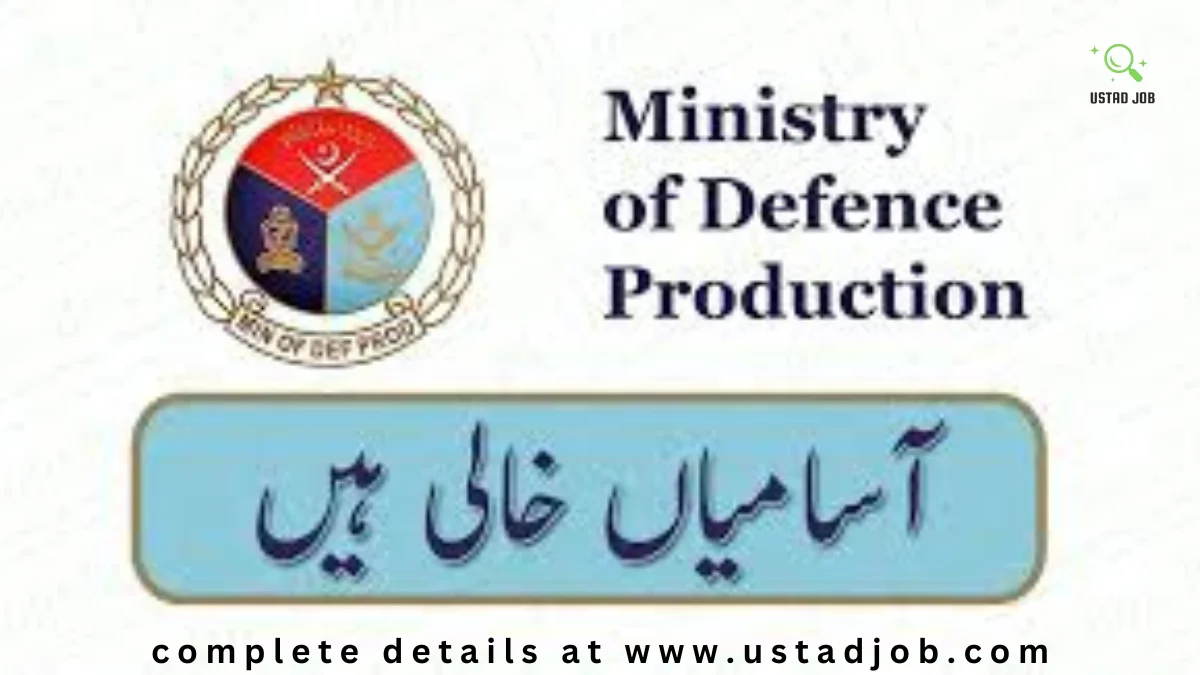 Ministry of Defence Production MODP Jobs 2023-ustadjob.com